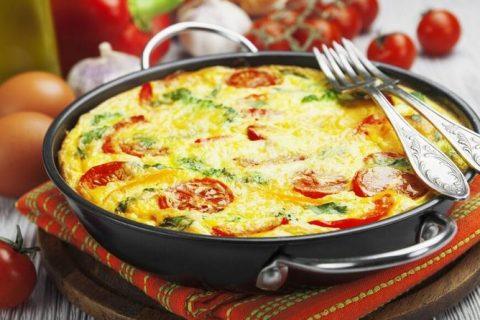 Фриттата с курицей и овощами. Обязательно попробуйте эту вкусняшку