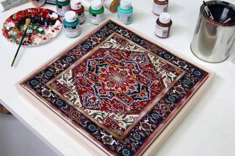Ковер, нарисованный красками! Завораживающее искусство от Джейсона Сейфи
