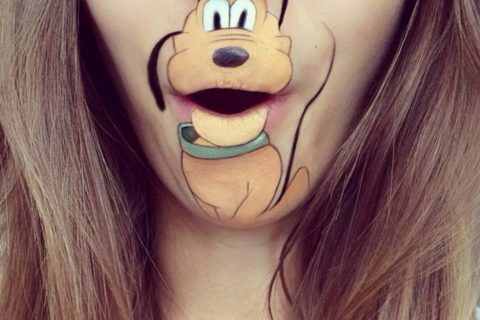 Забавные зверушки на губах. Как она это делает? Лучшая подборка фото