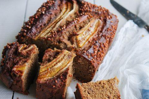 Как сделать хлеб из банана и гречки?