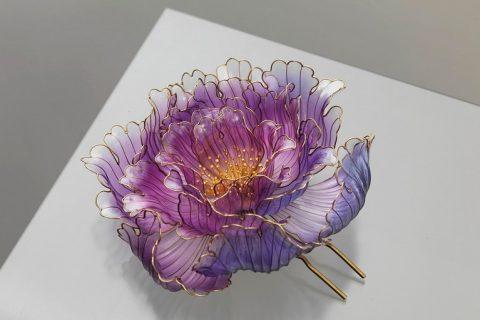 Женственные украшения канзаши от японской мастерицы Сакаэ (Sakae)