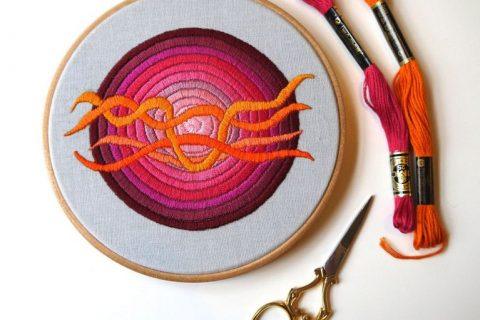 Потрясающая вышивка от Коринн Ян. Завораживает и впечатляет!