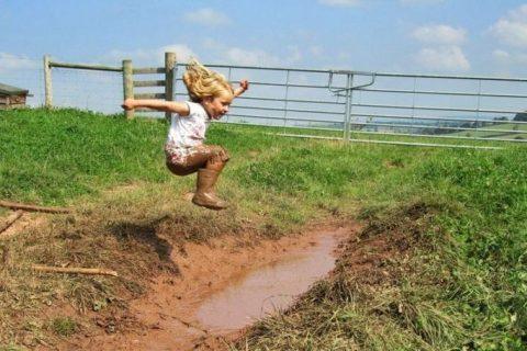 Фото за секунду до… Вот это радость! Вот это смех!
