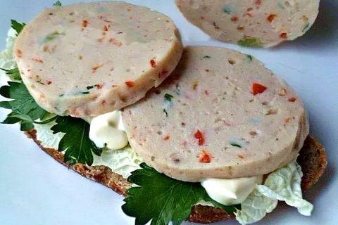 Домашняя колбаса, которую готовят в кружке
