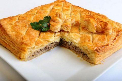 Сытный быстрый пирог с мясом!!! На заметку хозяюшке!