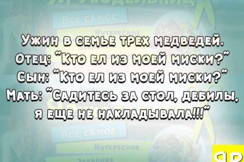 Кто ел из моей МИСКИ? Подборка смешных анекдотов от ЯРУКОДЕЛЬНИЦА