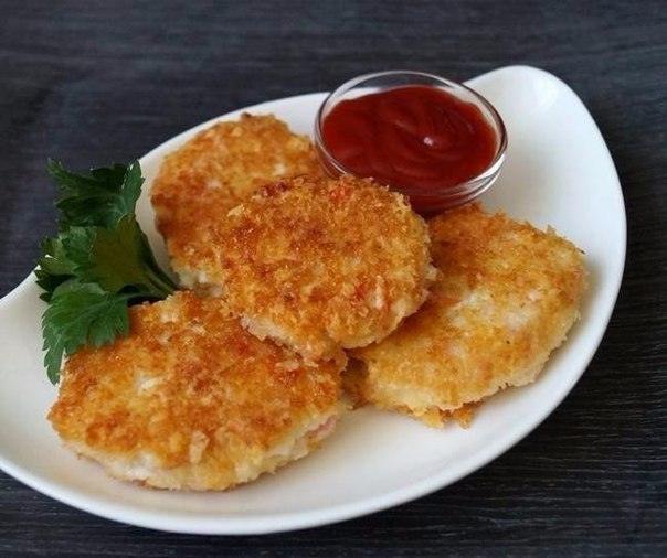 Аппетитные котлетки из крабовых палочек с сыром!!! Просто пальчики оближешь и еще попросишь!