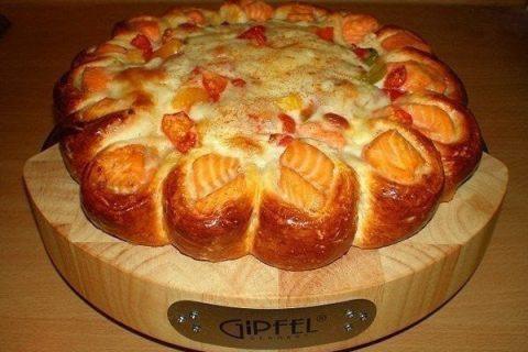 Вкусный и красивый рыбный пирог!!! На заметку хозяюшке
