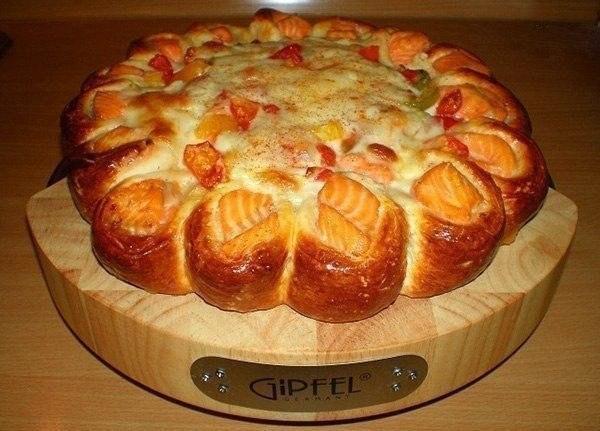 Вкусный и красивый рыбный пирог!!! На заметку хозяюшке