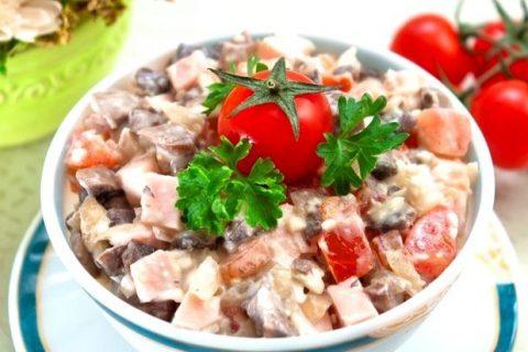 Сытный салатик Искра Счастья!!! Просто объедение! Запишите рецепт