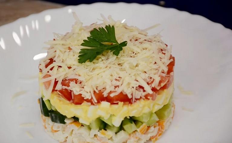 Легкий салат ЛЕТНИЙ. Легкость вкуса и простота рецепта покоряют!!!