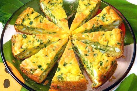 Пирог с ЯЙЦАМИ и зеленым ЛУКОМ в сезон свежей зелени