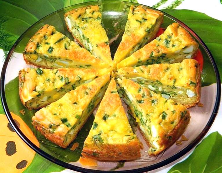Пирог с ЯЙЦАМИ и зеленым ЛУКОМ в сезон свежей зелени