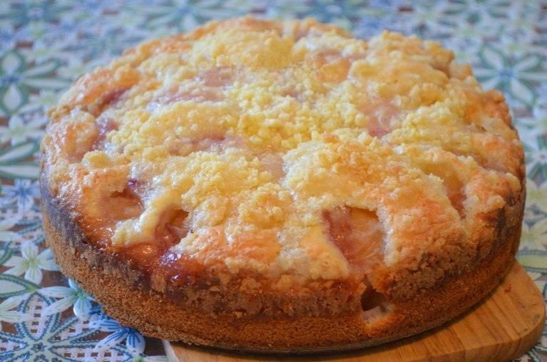 Сочный ПЕРСИКОВЫЙ ПИРОГ с хрустящей корочкой. Как же это ВКУСНО!