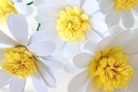 Создаем КРАСИВЫЕ РОМАШКИ из бумаги! Пошаговый мастер-класс