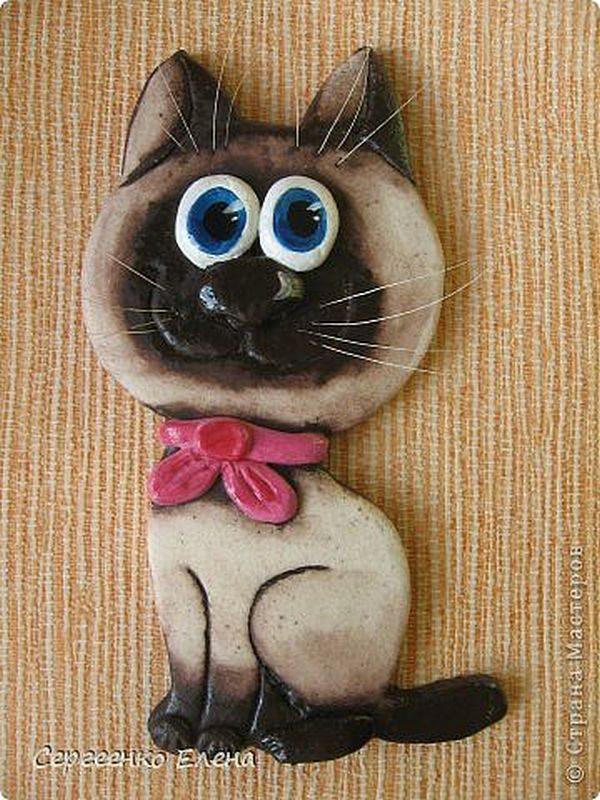 Коты и кошечки сделанные из СОЛЕНОГО теста, такие прикольные