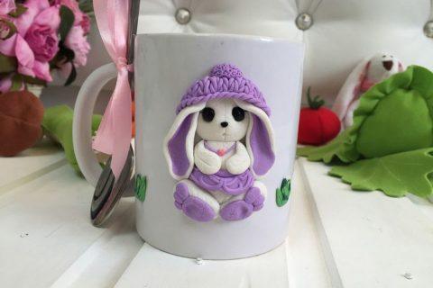 Красивые кружки с декором из полимерной глины. Какая же это красота!!!