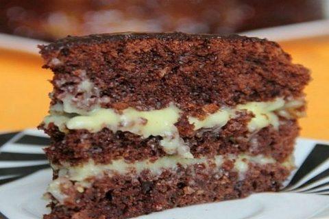 Вкусный десерт под названием Crazy Cake, что в переводе СУМАСШЕДШИЙ ТОРТ