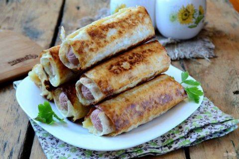 Сытные СОСИСКИ в картофельно-сырной шубке. Я бы из все съела!