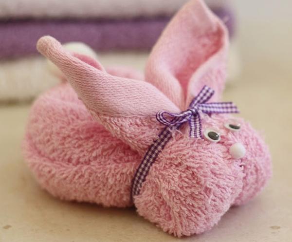 Как сделать зайчика из ПОЛОТЕНЦА. Читайте пошаговый мастер-класс