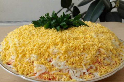 Очень вкусный салатик БЕЛАЯ НОЧЬ. И в пир, и в мир!!!
