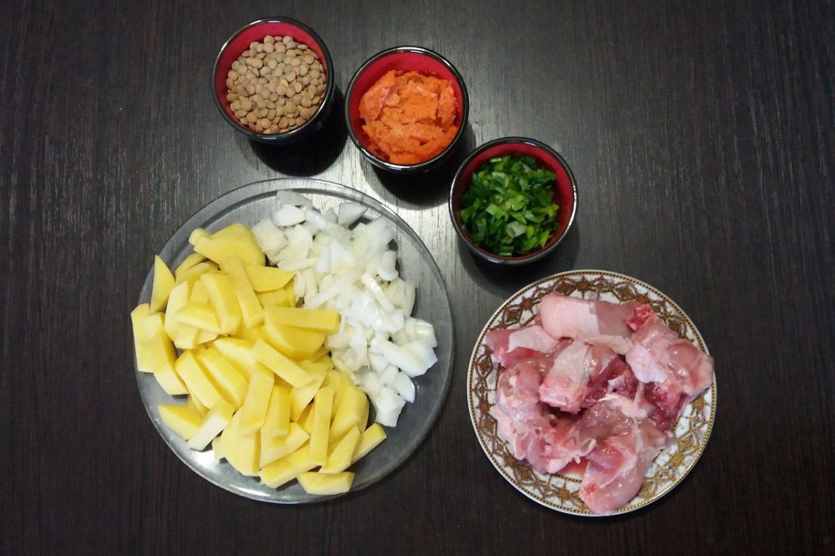 Чечевичный суп с курицей. Полезный рецепт для тех, кто следит за своим питанием!