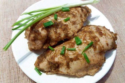 Золотистая куриная грудка в лимонно-медовом соусе. Очень очень вкусно!