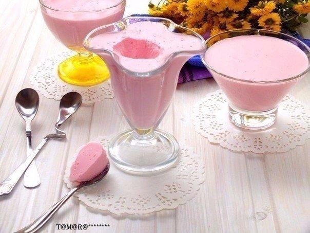 Сытный мусс из киселя. От такого удовольствия сложно отказаться!