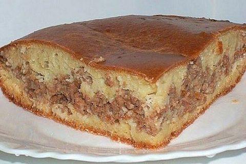 Пирог с мясом ЛЕГЧЕ НЕ БЫВАЕТ, приготовить можно за 10 минут