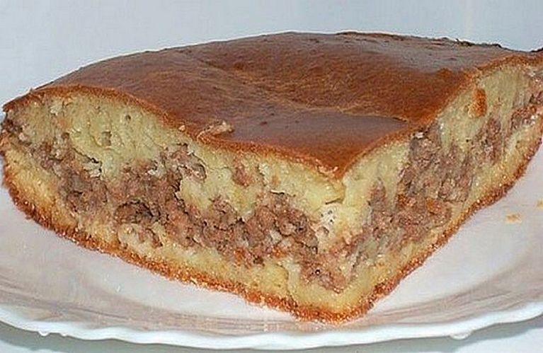 Пирог с мясом ЛЕГЧЕ НЕ БЫВАЕТ, приготовить можно за 10 минут