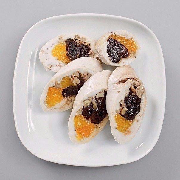 Полезный ПАРОВОЙ РУЛЕТИК из курицы и чернослива. Объедение!