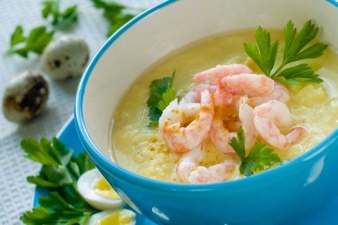 Сырный суп с креветками, который вы уплетете за полчаса!!! Вкуснятина!