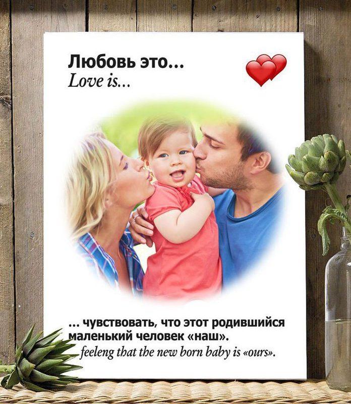 Вот это что-то новенькое. Оригинальные картины LOVE IS с вашими фотографиями