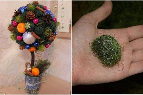 Новогодний ТОПИАРИЙ своими руками, попробуйте повторить такую красоту