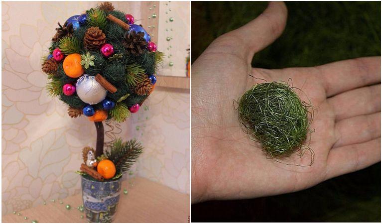Новогодний ТОПИАРИЙ своими руками, попробуйте повторить такую красоту