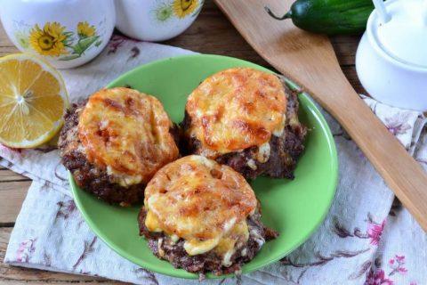 Мясные гнёзда со сливочными грибами. Сохраните себе рецептик!