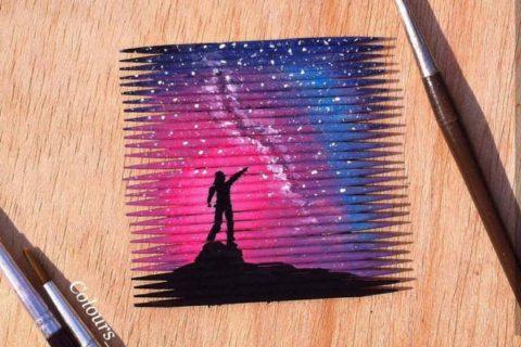Невероятные РИСУНКИ НА ШПАЖКАХ. Кто вообще до такого додумался…