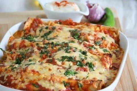 Энчиладас с курицей. Такого объедения Вы точно не пробовали!!!