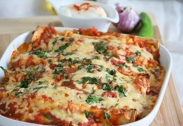 Энчиладас с курицей. Такого объедения Вы точно не пробовали!!!