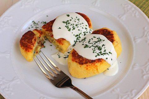 Картофельные зразы с грибами. Мое любимое второе блюдо!