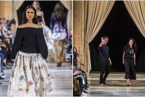 Трикотаж в показе осень-зима 2018 от АМЕРИКАНСКОГО МОДЕЛЬЕРА Oscar de la Renta