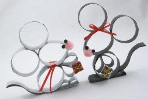 2 поделки Мышка