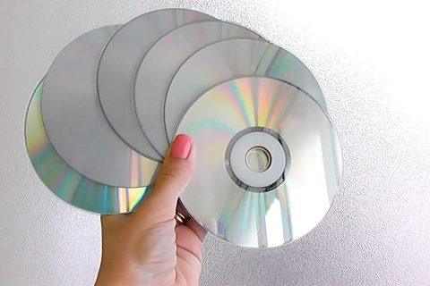 5 ИДЕЙ поделок из CD ДИСКОВ своими руками