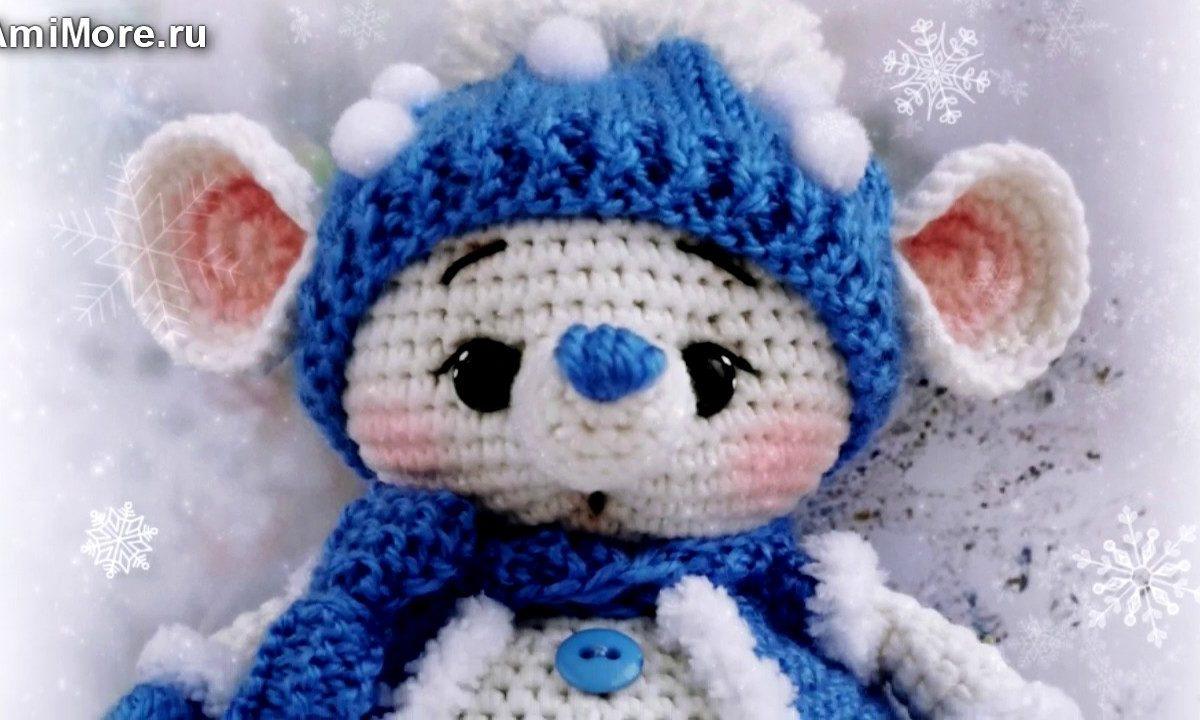 Амигуруми: схема Кавалер для Снегомышки. Игрушки вязаные крючком — Free crochet patterns.