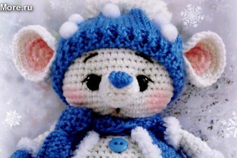 Амигуруми: схема Кавалер для Снегомышки. Игрушки вязаные крючком — Free crochet patterns.