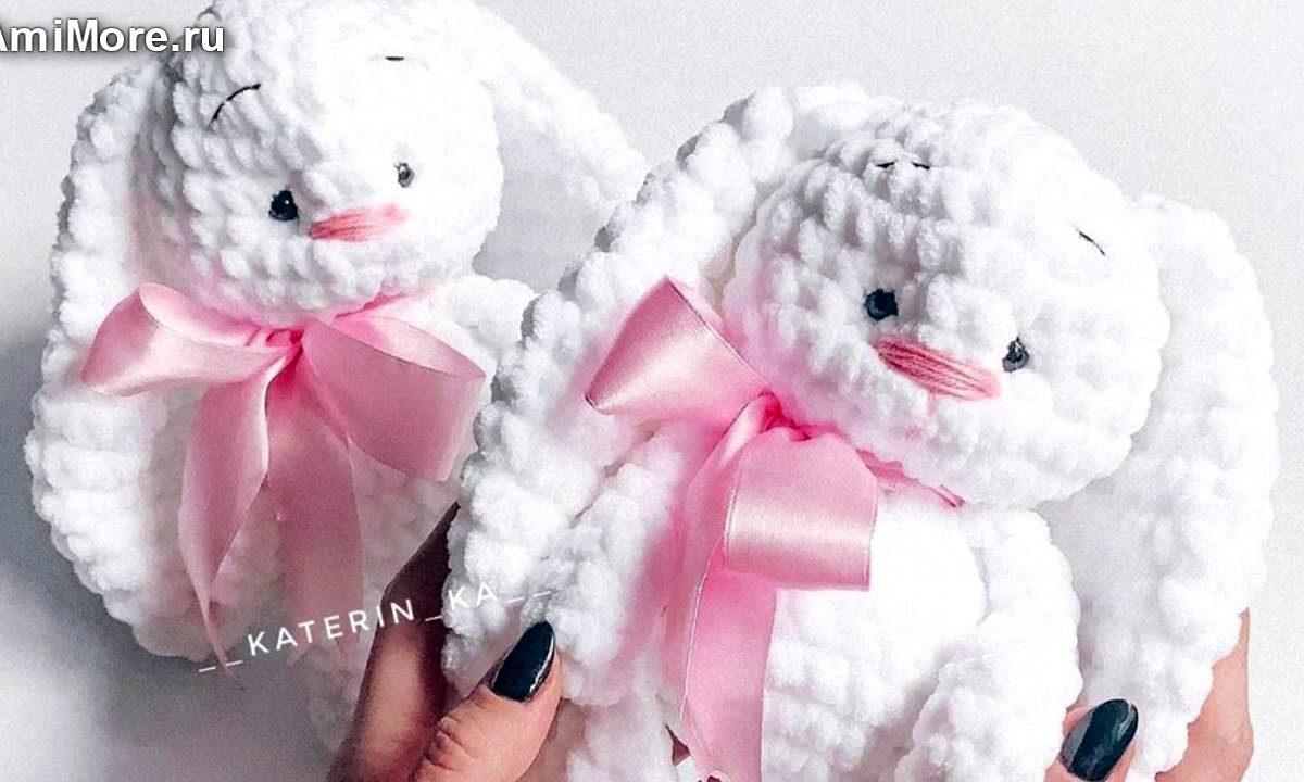 Амигуруми: схема Крошка Зайка. Игрушки вязаные крючком — Free crochet patterns.