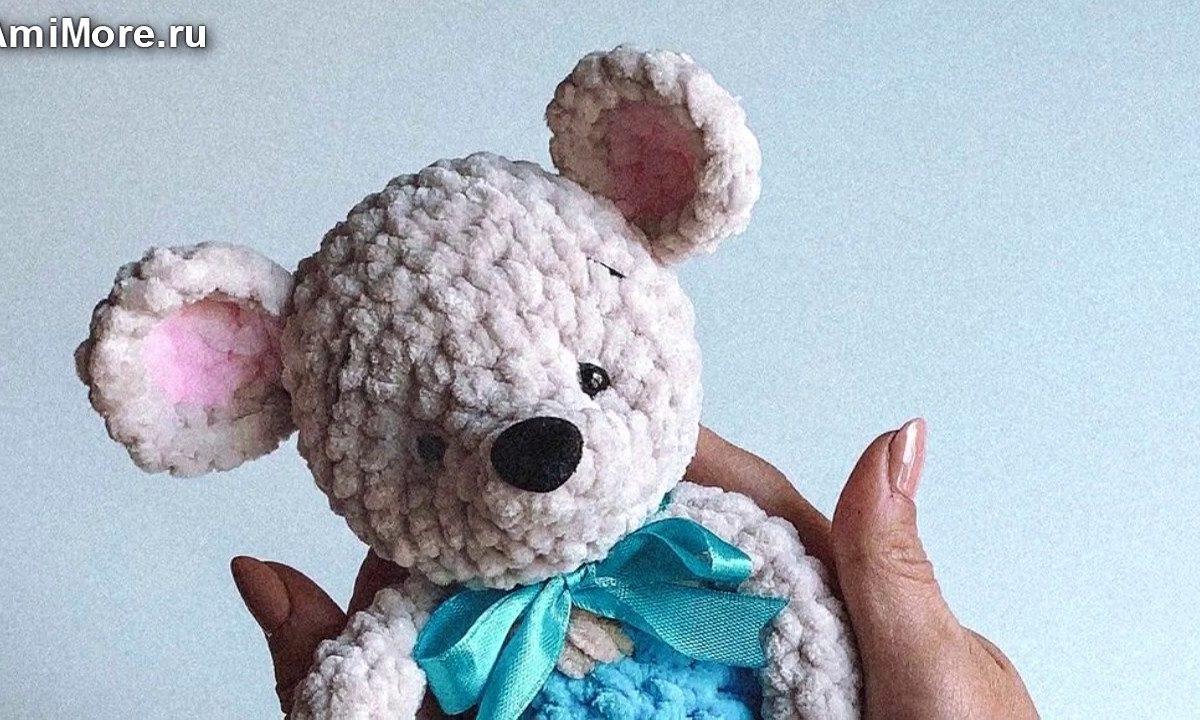Амигуруми: схема Мышаня. Игрушки вязаные крючком — Free crochet patterns.