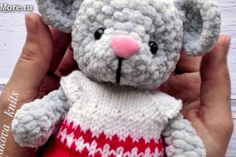 Амигуруми: схема Мышка малышка. Игрушки вязаные крючком — Free crochet patterns.