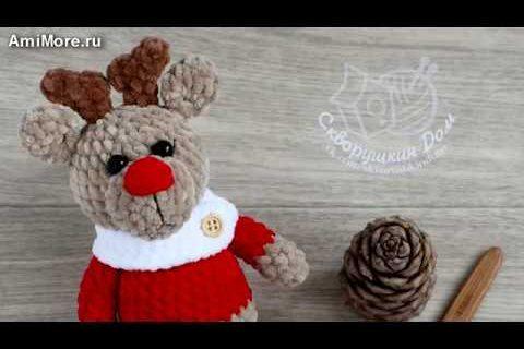 Амигуруми: схема  Оленёнок. Игрушки вязаные крючком — Free crochet patterns.