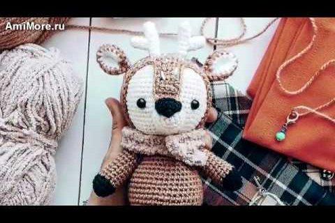 Амигуруми: схема Оленёнок. Игрушки вязаные крючком — Free crochet patterns.